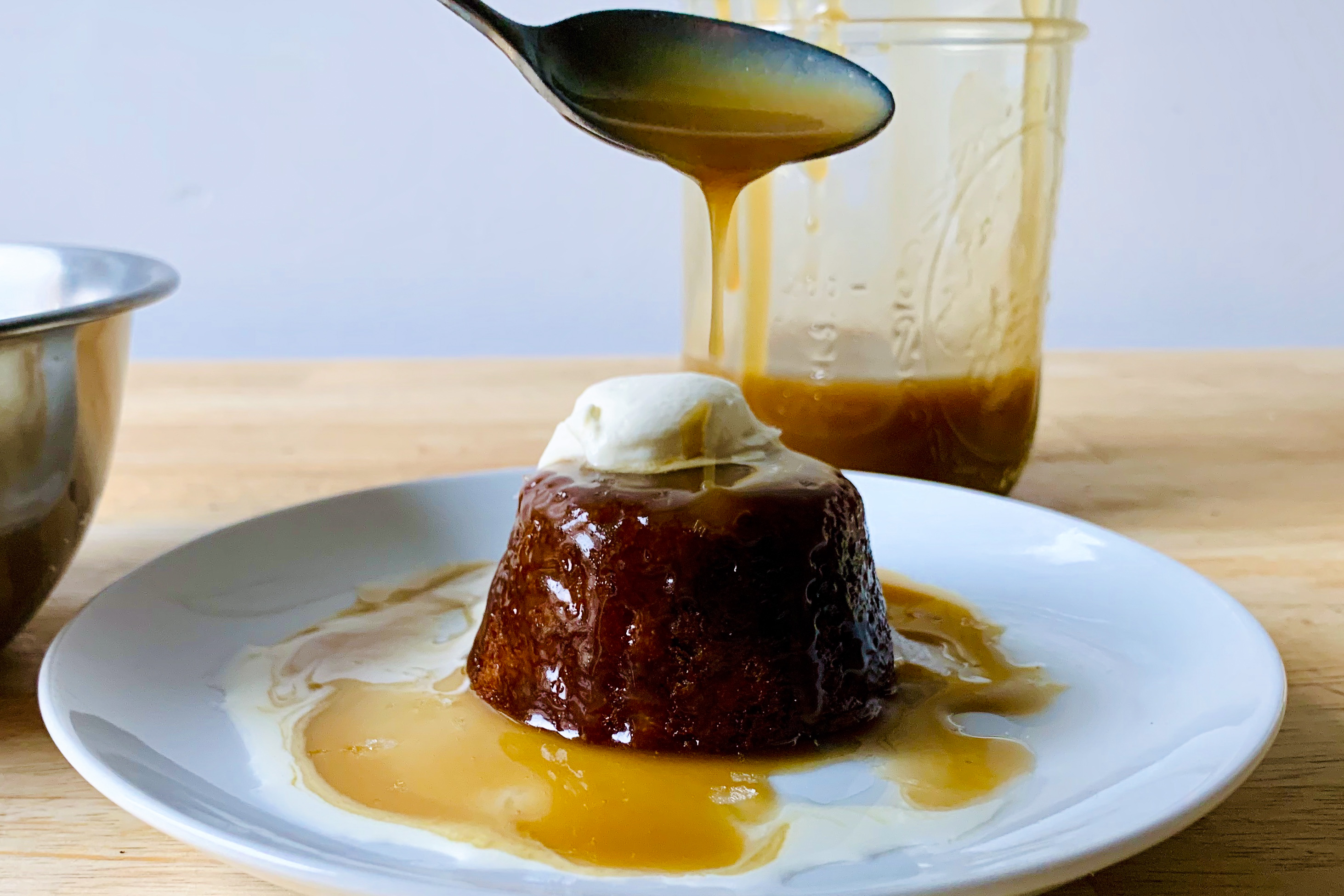 banana toffee cake